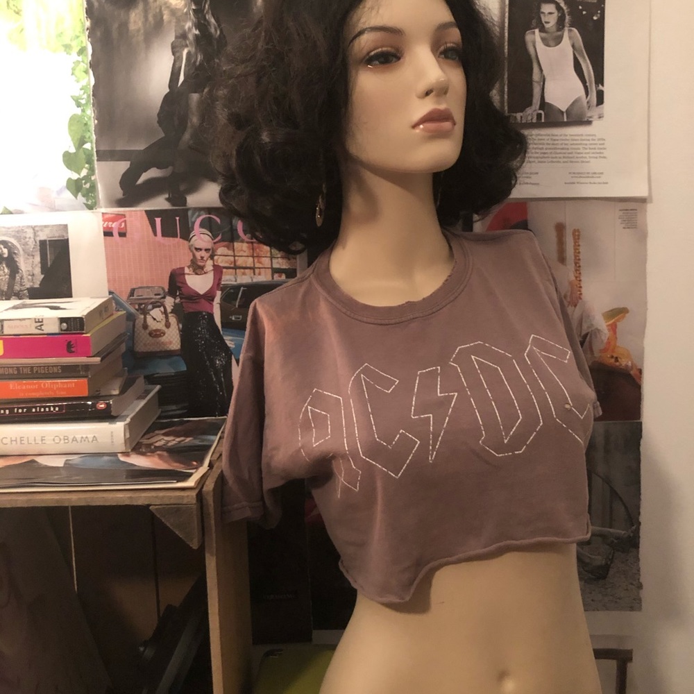 AC/DC crop top